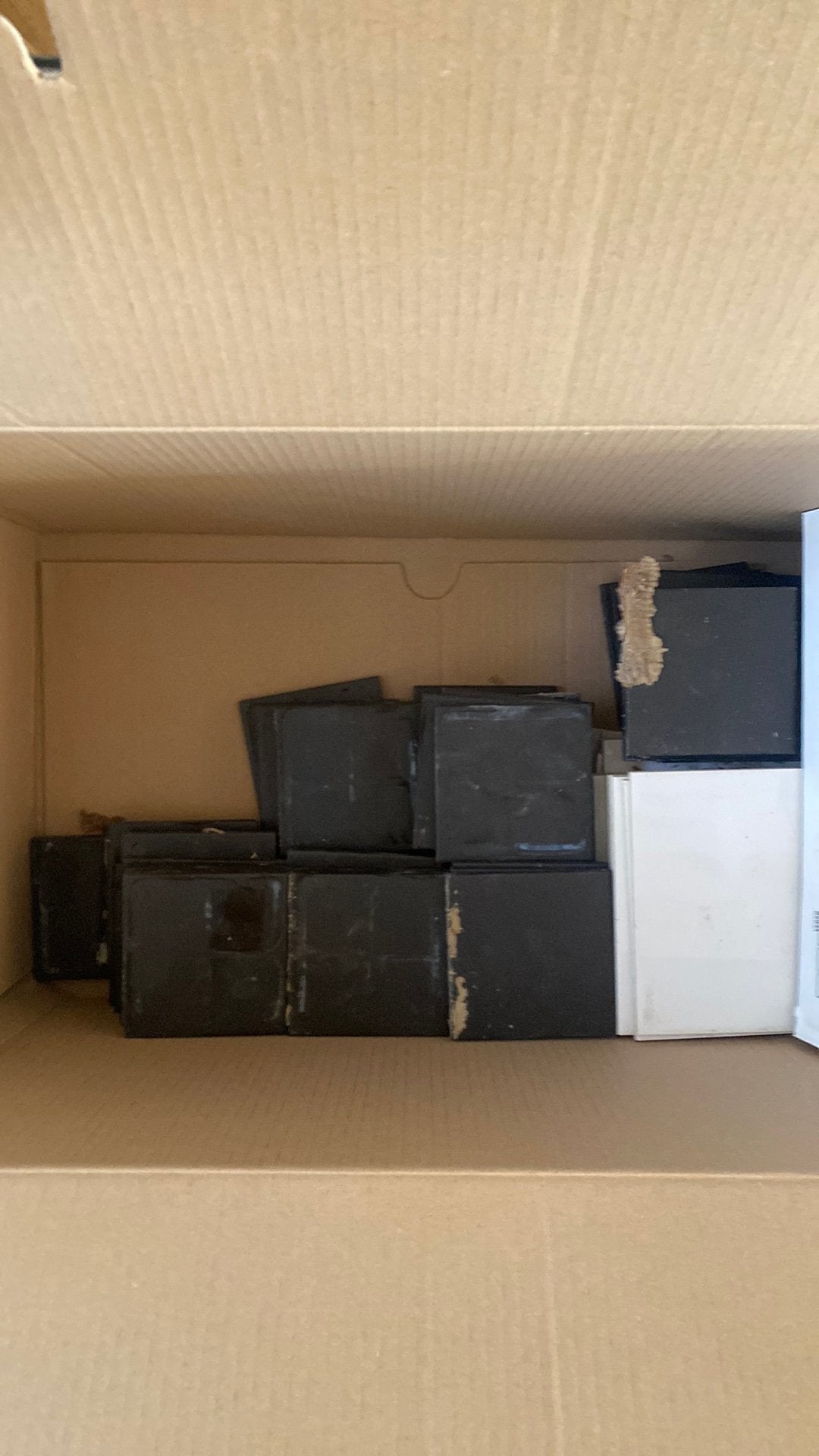 Zwarte matte tegels, 0,5 m2, Zo goed als nieuw, Minder dan 5 m², Wandtegels, Keramiek