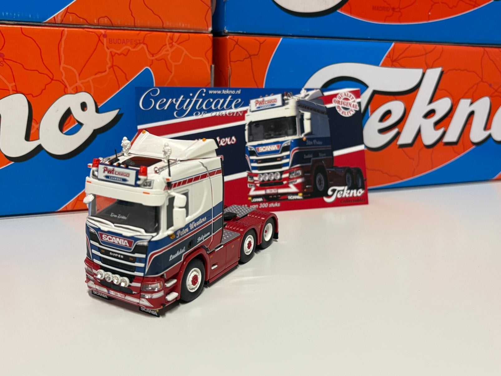 Tekno Peter Wouters PWT, Hobby en Vrije tijd, Ophalen of Verzenden, Zo goed als nieuw, Bus of Vrachtwagen, Tekno