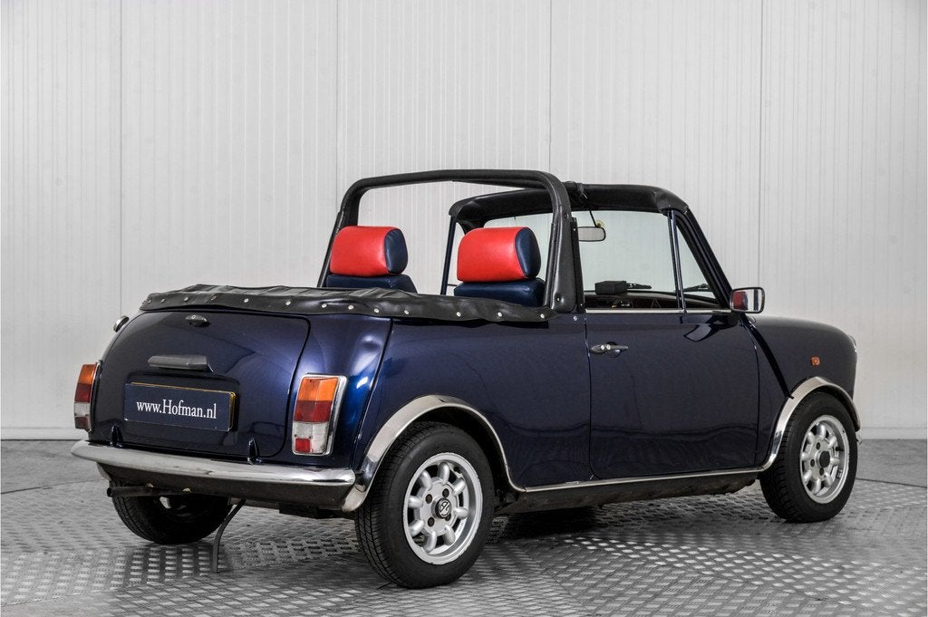 MINI 1000 cabrio . (bj 1986), Auto's, Voorwielaandrijving, Gebruikt, 4 cilinders, Blauw