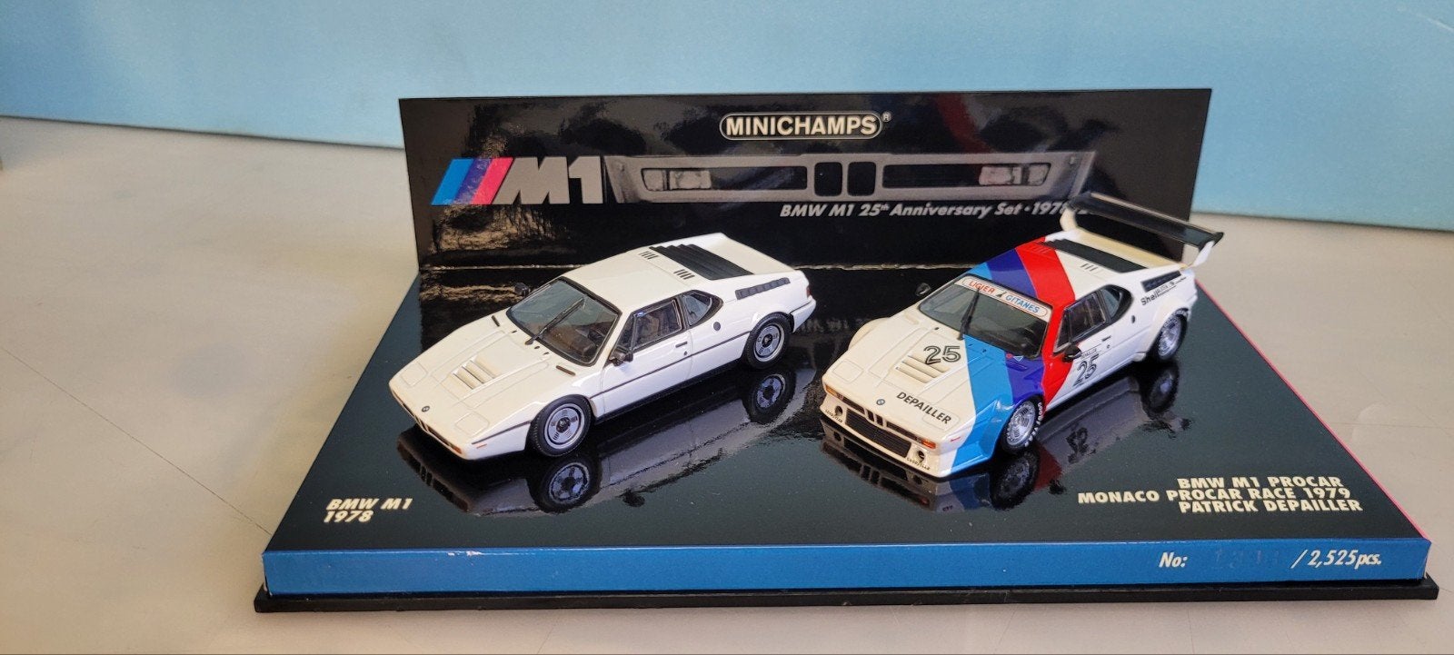 Minichamps BMW M1 25th Anniversary set, Ophalen of Verzenden, Zo goed als nieuw, Auto, MiniChamps