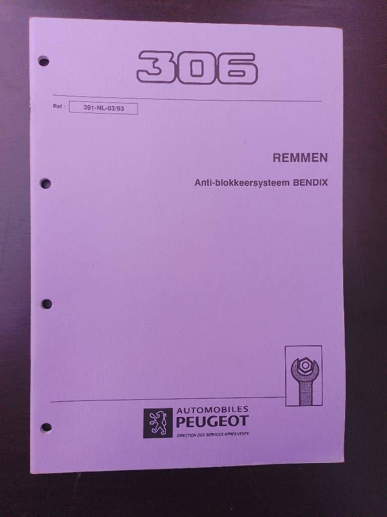 Peugeot 306 dealer werkplaatsboek ABS remsysteem Bendix, Verzenden, Gelezen, Peugeot