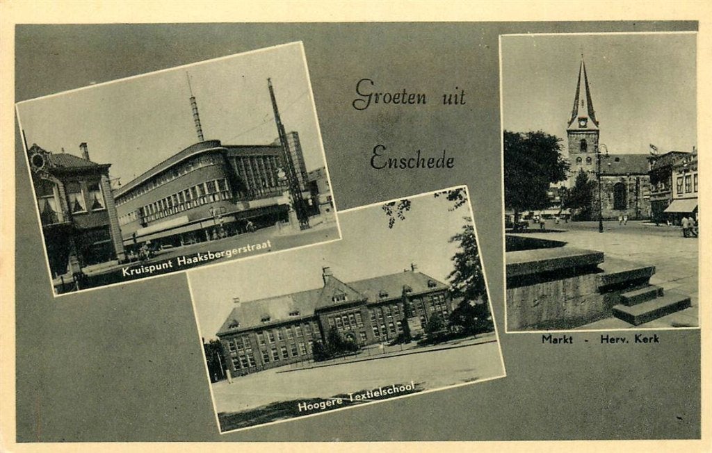 379-186-015 Enschede, Verzamelen, Ophalen of Verzenden, Voor 1920, Overijssel