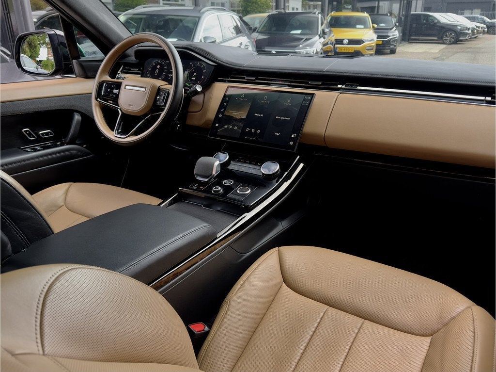 Land Rover Range Rover Sport 3.0 P510e AUTOBIOGRAPHY PANODAK, Auto's, Land Rover, Automaat, Adaptive Cruise Control, Gebruikt