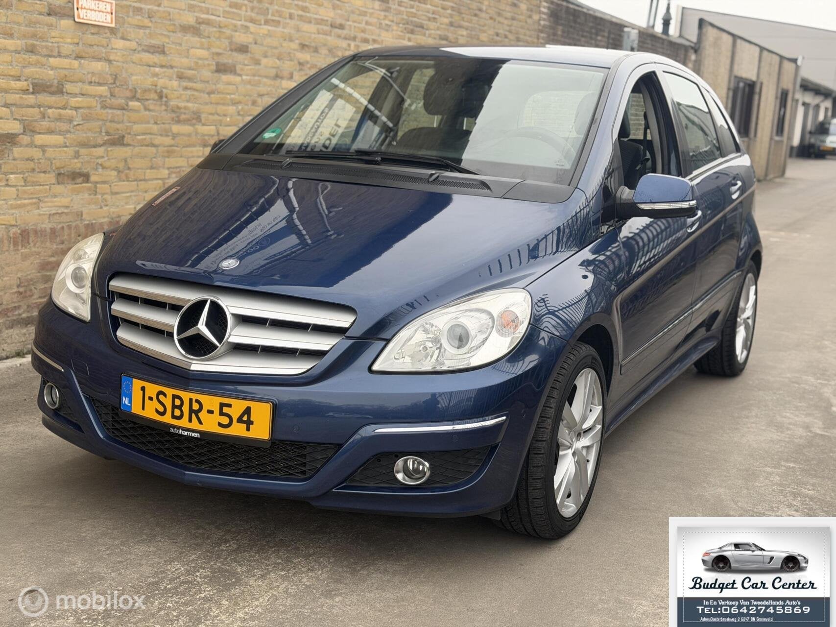 Mercedes B-klasse 200, Voorwielaandrijving, 136 pk, Gebruikt, Blauw