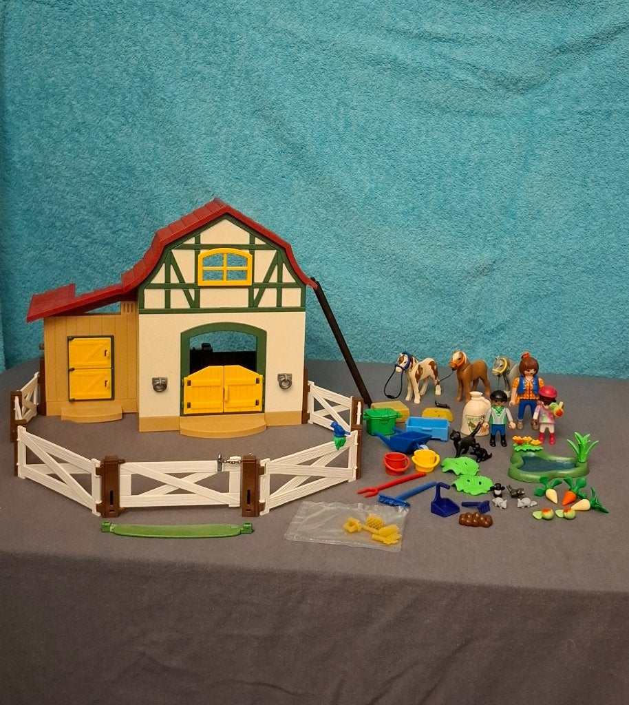 Playmobil 6927 Country – Ponypark / manege, Ophalen, Gebruikt, Gebouw, Complete set