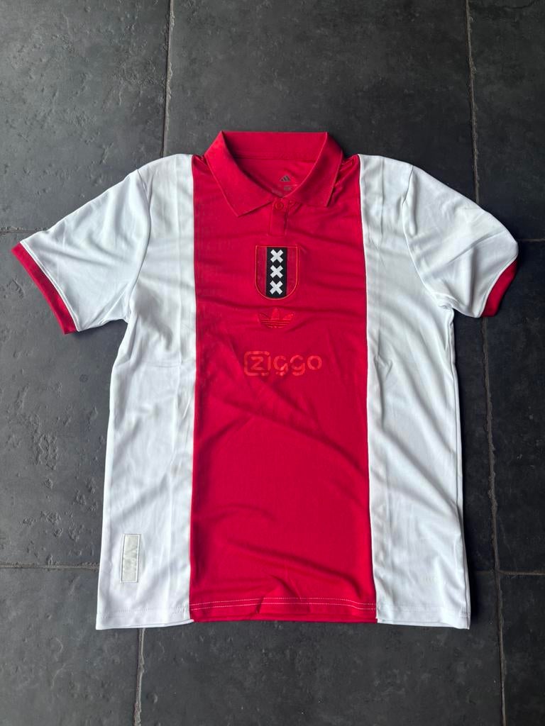 Ajax 125 jaar jubileum shirt Maat L, Maat L, Ophalen of Verzenden, Zo goed als nieuw, Shirt