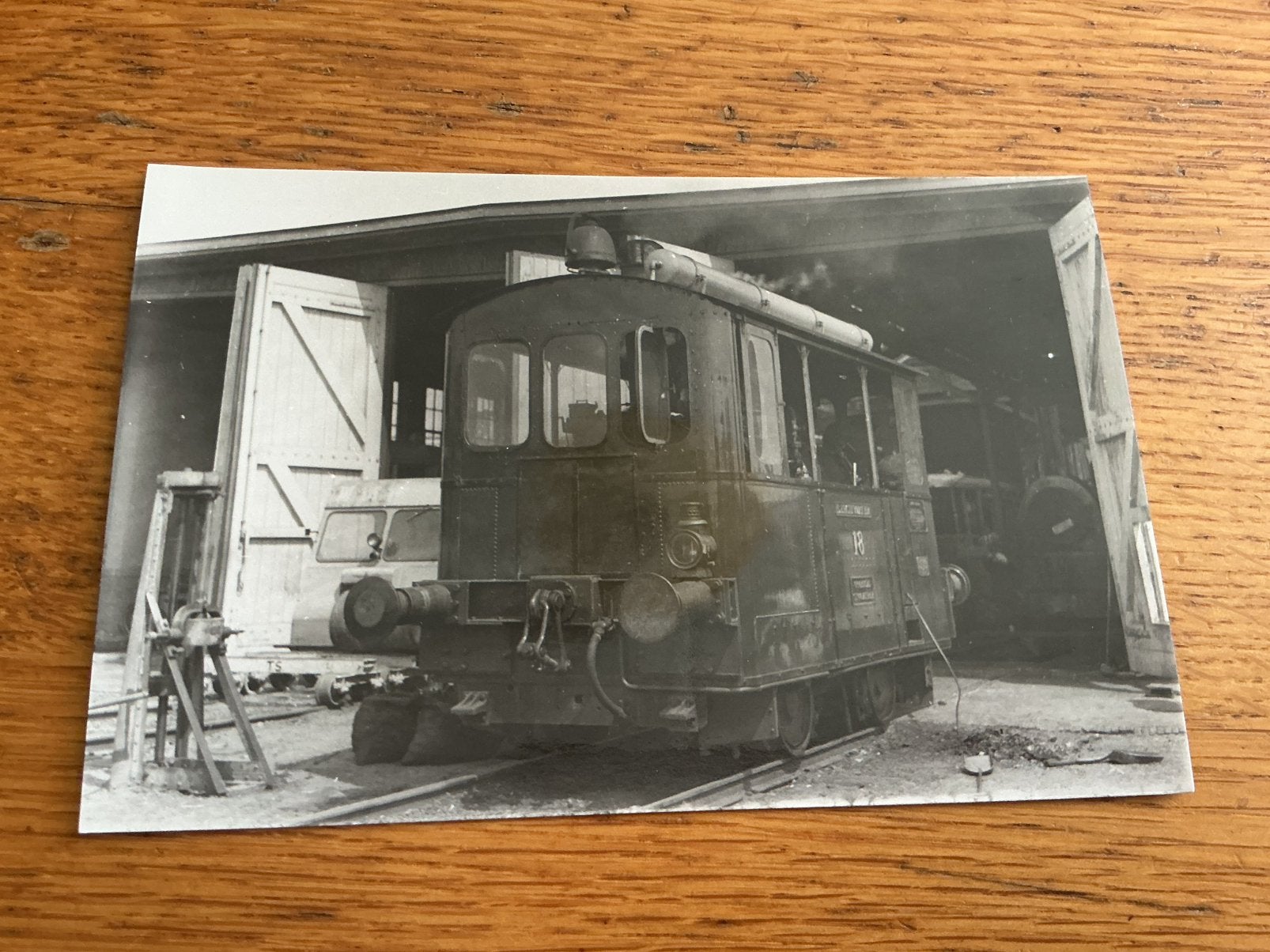 128 Hoorn werkplaats stoomlocomotief, Ophalen of Verzenden, Voor 1940, Zo goed als nieuw