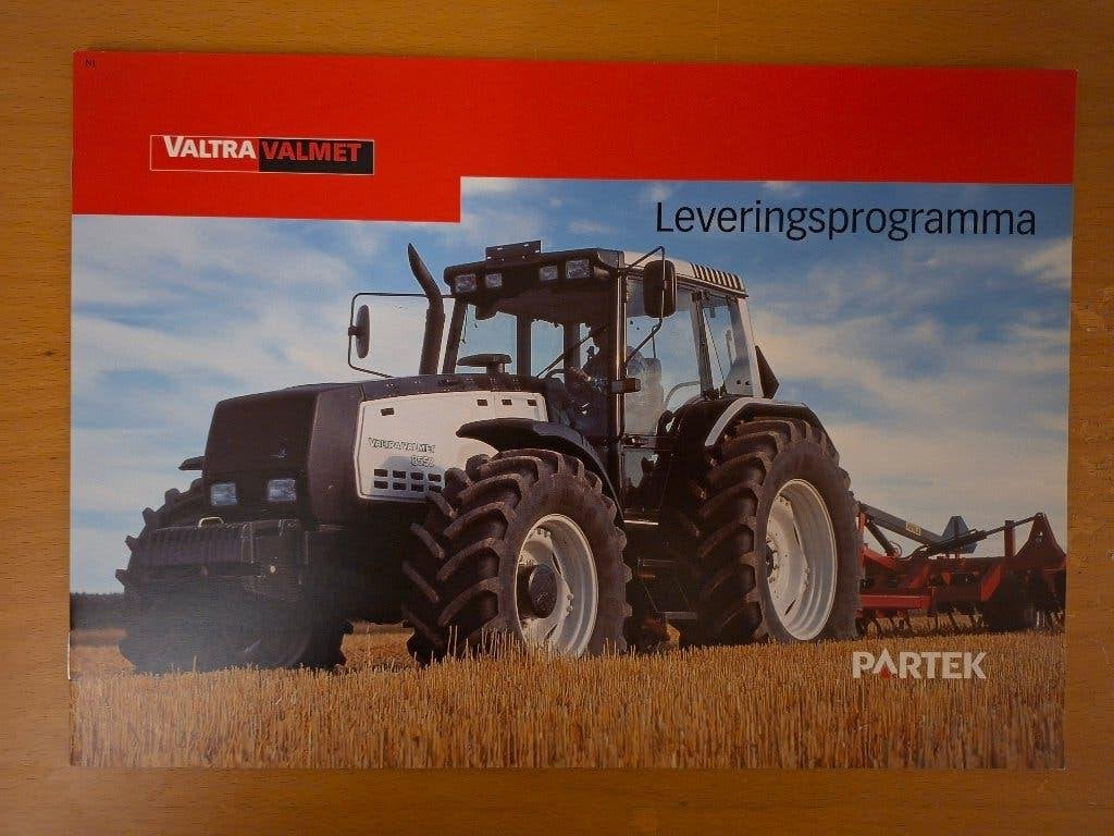 Folder Valtra Valmet 600, 700, 800, 900, 6200, 6300, 6400, Ophalen of Verzenden, Gelezen, Tractor en Landbouw