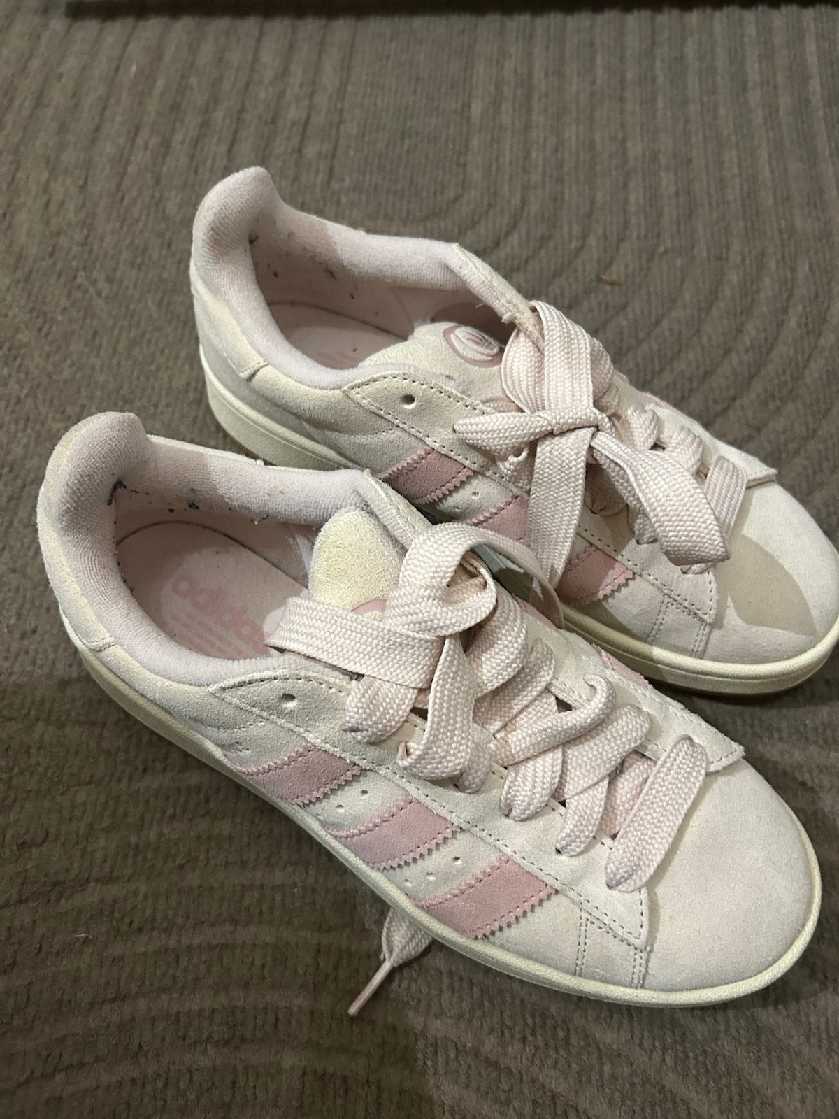 Adidas Campus sneakers roze/beige maat 41 1/3, Ophalen of Verzenden, Nieuw, Roze, Sneakers of Gympen