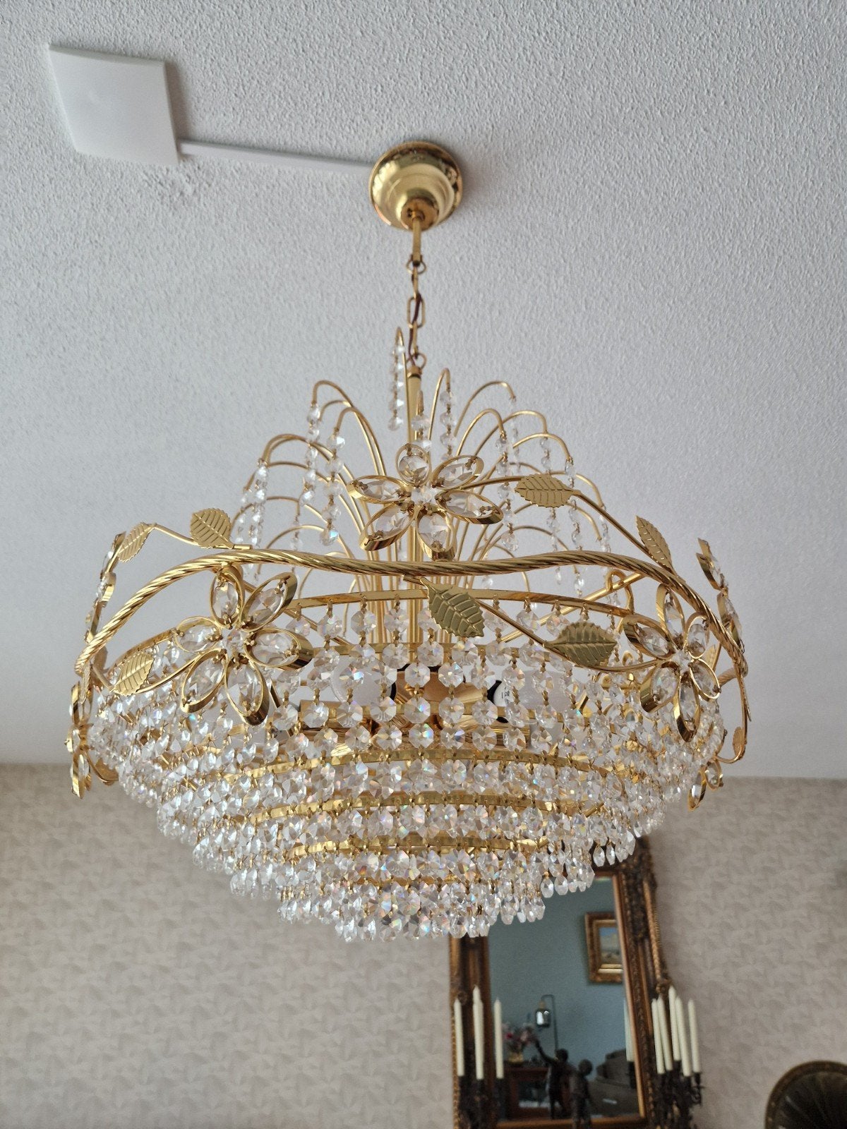 2 kristalle lampen te koop. swarovski, Huis en Inrichting, Ophalen