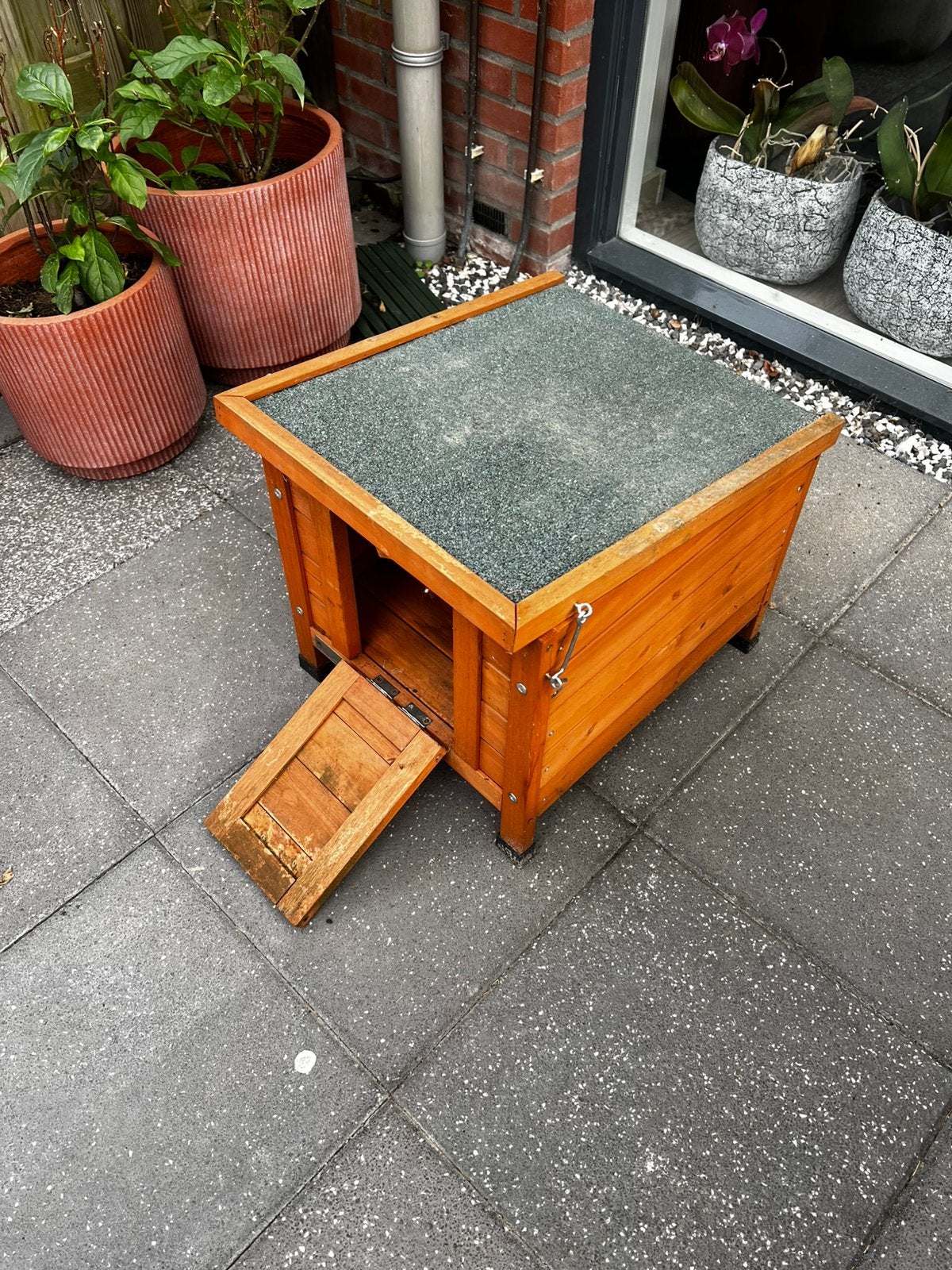 Katten huis, Dieren en Toebehoren, Nieuw, Hok, 75 tot 110 cm, Ophalen