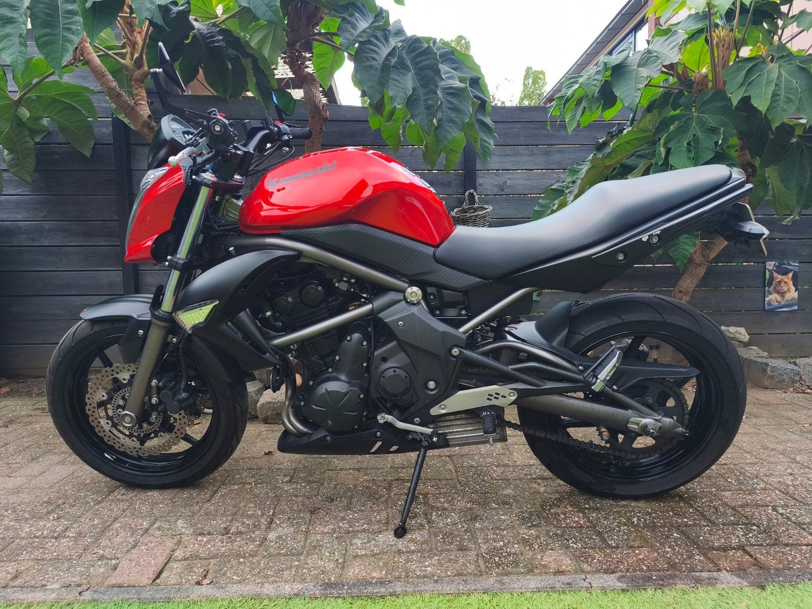 Kawasaki ER-6n 2011 - ABS - 26.6k km - Z.G.A.N. banden, Motoren, Ophalen, Gebruikt