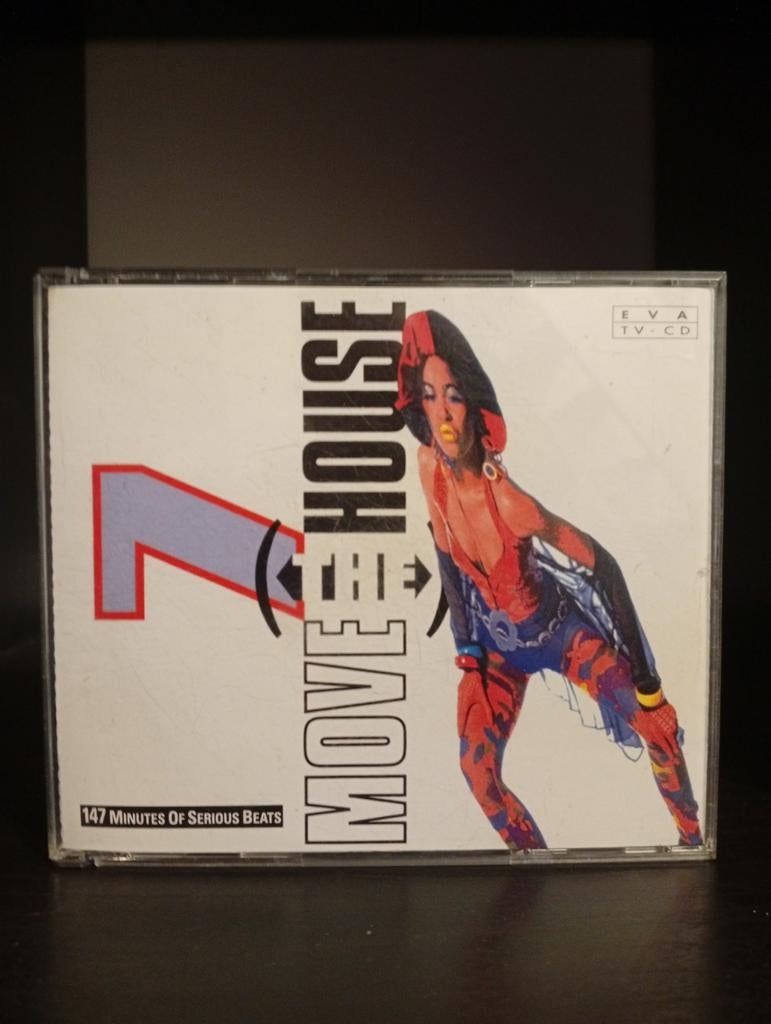 Move The House 7 - 147 Minutes Of Serious Beats CD, Cd's en Dvd's, Cd's | Dance en House, Ophalen of Verzenden, Gebruikt, Dance Populair