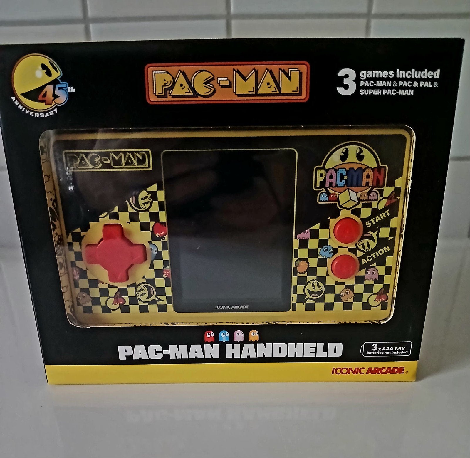 Pac-Man Handheld - 45th Anniversary Editie, Ophalen, Overige merken, Nieuw