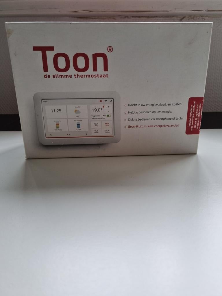 Toon slimme thermostaat van Eneco, Ophalen of Verzenden, Slimme thermostaat, Zo goed als nieuw
