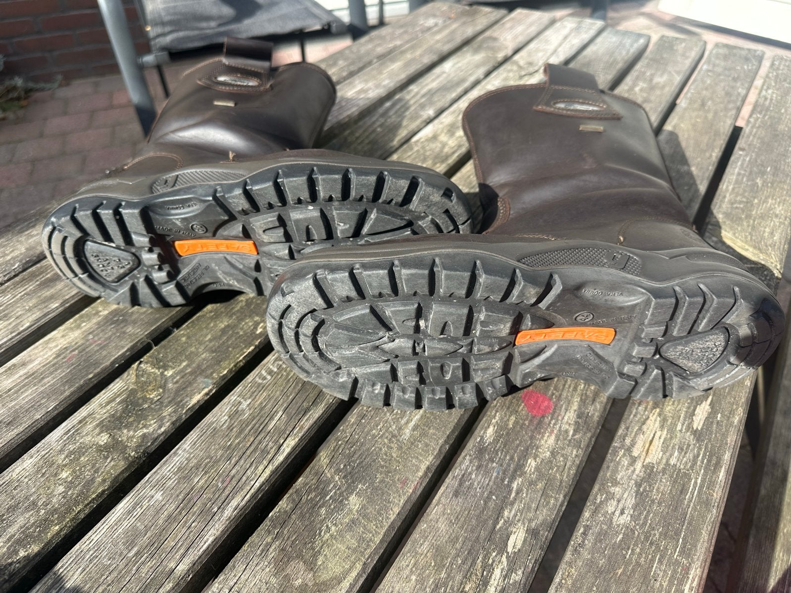 Grisport Werklaarzen Maat 44 - Bruin, Z.g.a.n. wol gevoerd, Ophalen, Zo goed als nieuw, Bruin, Werkschoenen