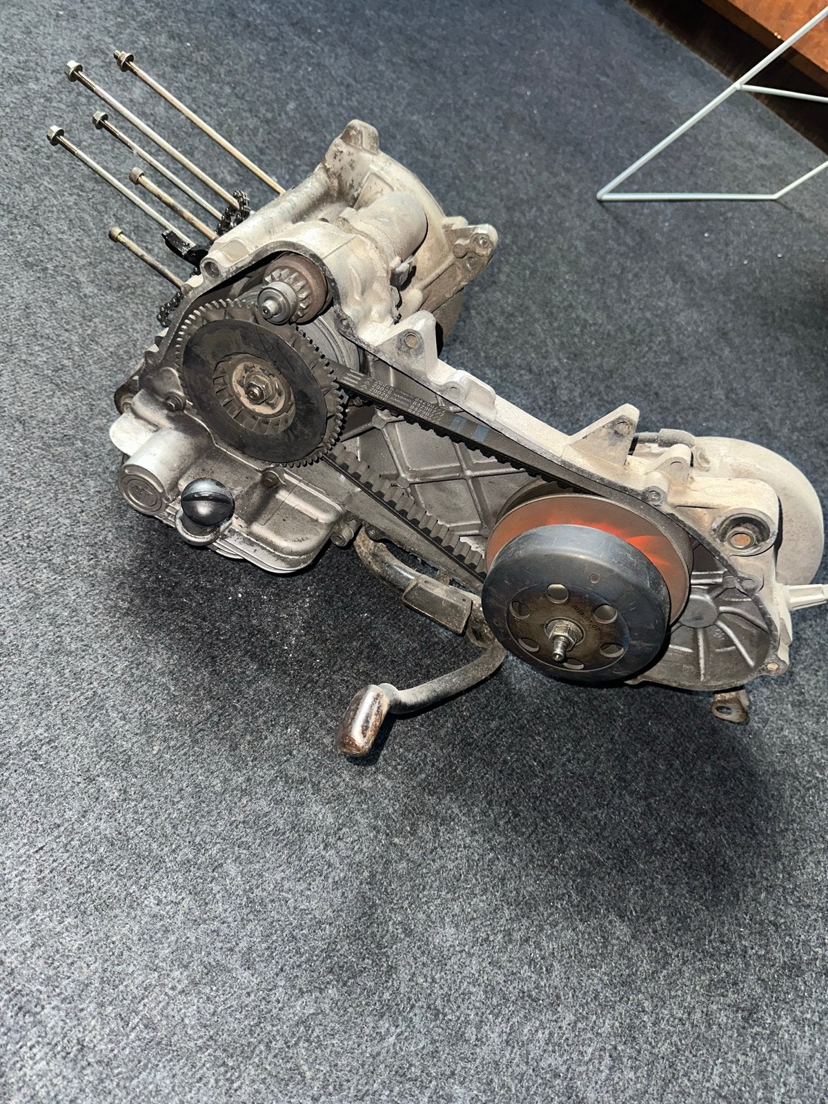 Piaggio New Fly 4T-4V blok met vastgelopen krukas, Ophalen of Verzenden, Gebruikt, Blok, Piaggio