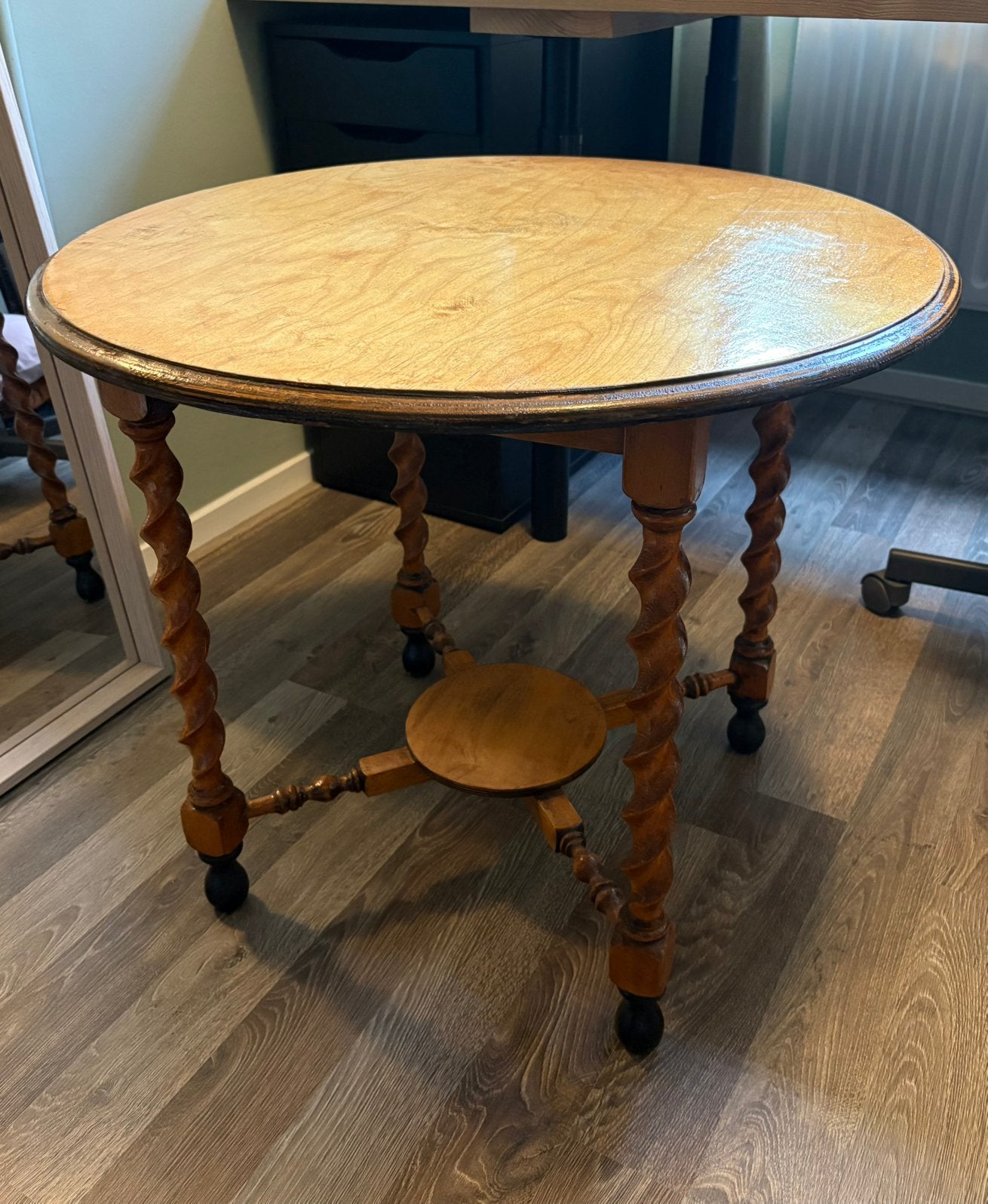 Antieke houten rokerstafel bijzettafel, Ophalen