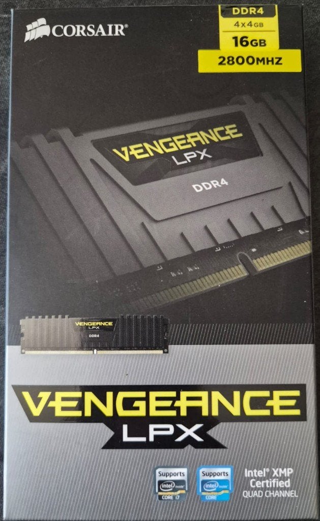 Corsair Vengeance DDR4 4x 4Gb, DDR4, Nieuw, Ophalen of Verzenden, Desktop
