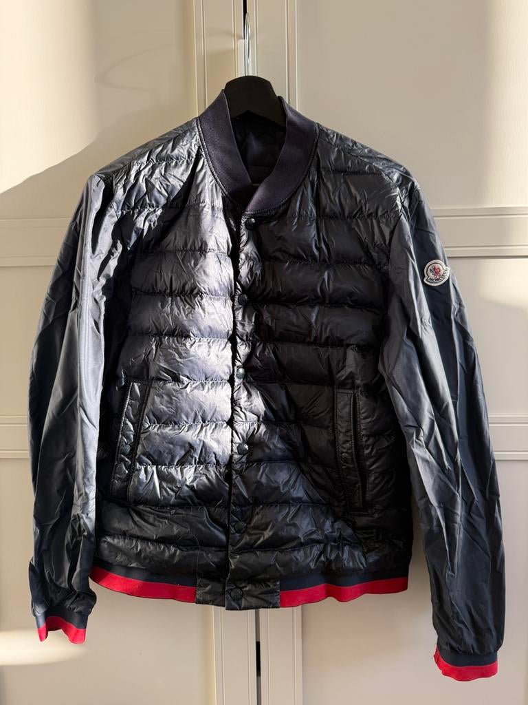Moncler jacket, Kleding | Heren, Jassen | Zomer, Ophalen of Verzenden, Zo goed als nieuw, Zwart