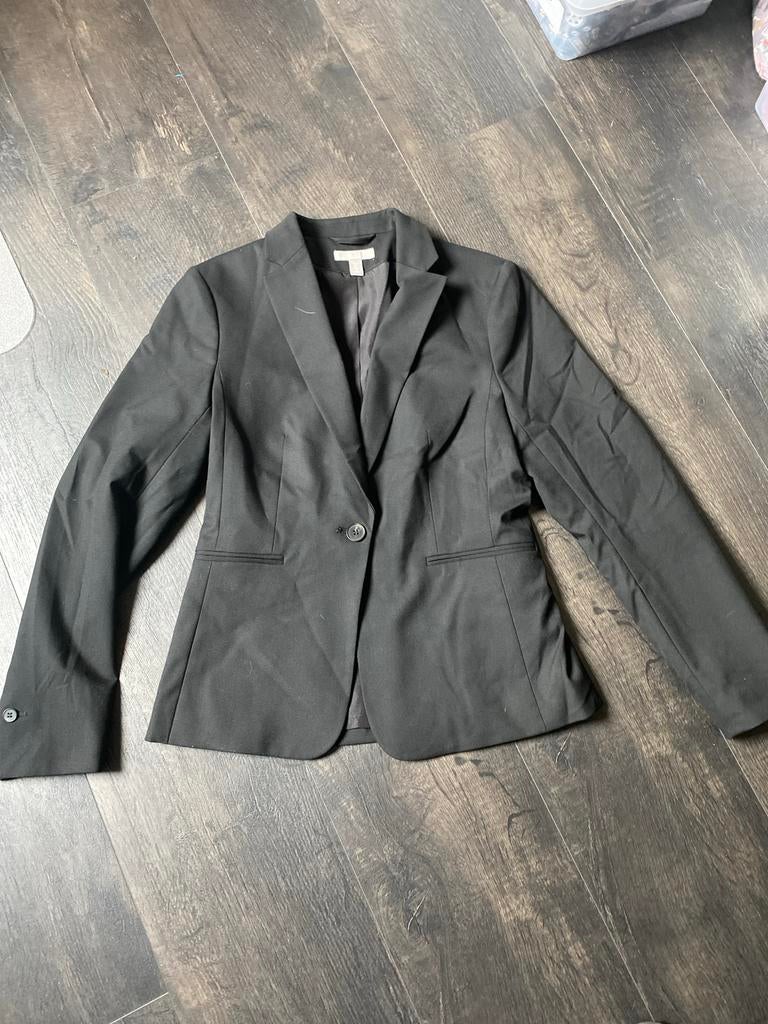 Stijlvol Zwart Jasje - Perfect voor Zakelijk of Casual, Zwart, Ophalen of Verzenden, Zo goed als nieuw, Jasje