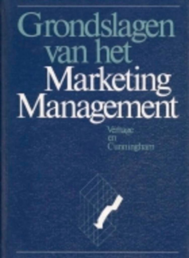 Grondslagen van het marketing management, Boeken, Ophalen of Verzenden, Zo goed als nieuw, Economie en Marketing