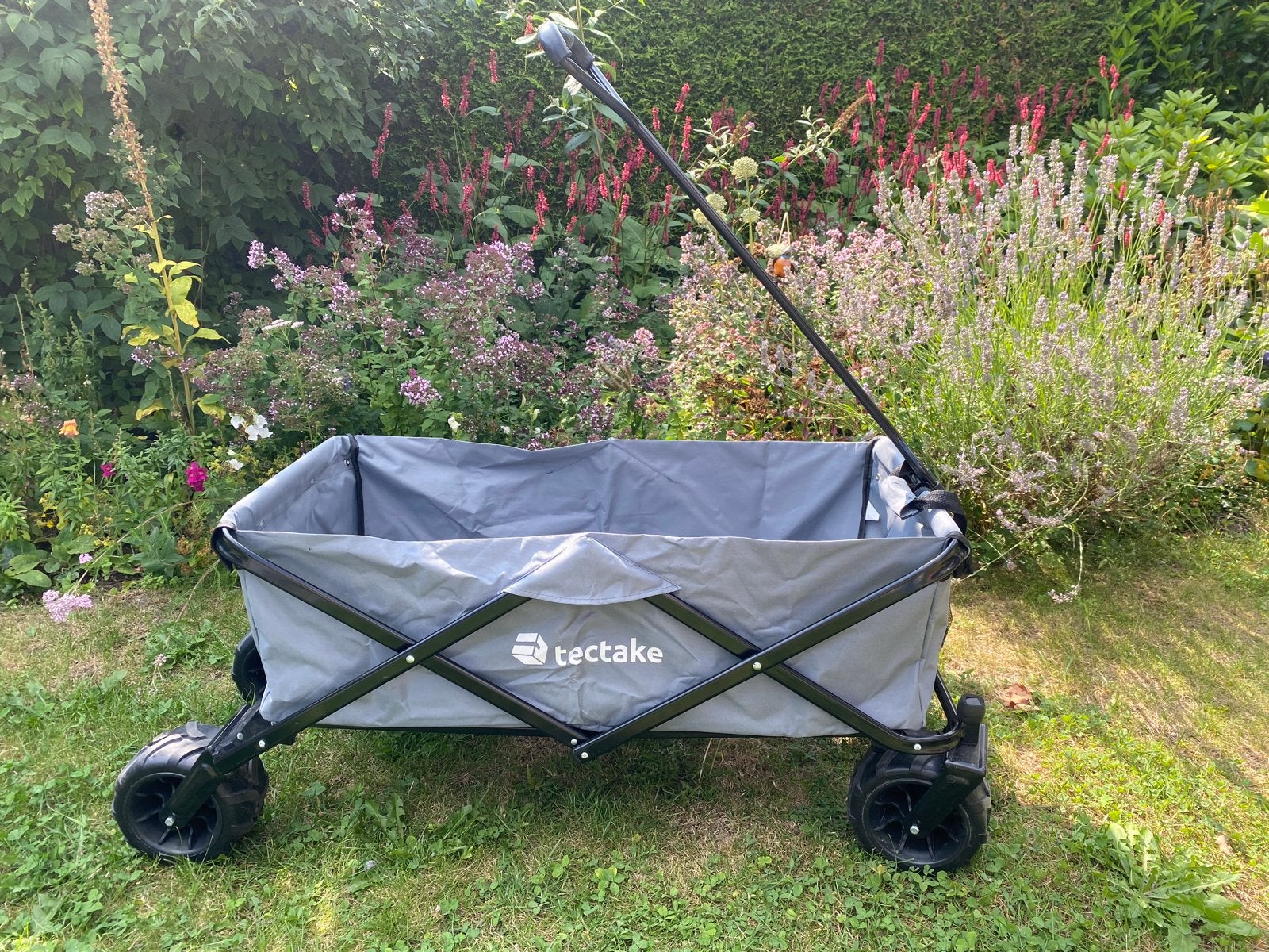 Opvouwbare bolderkar - tectake, Caravans en Kamperen, Ophalen, Opvouwbaar, Gebruikt
