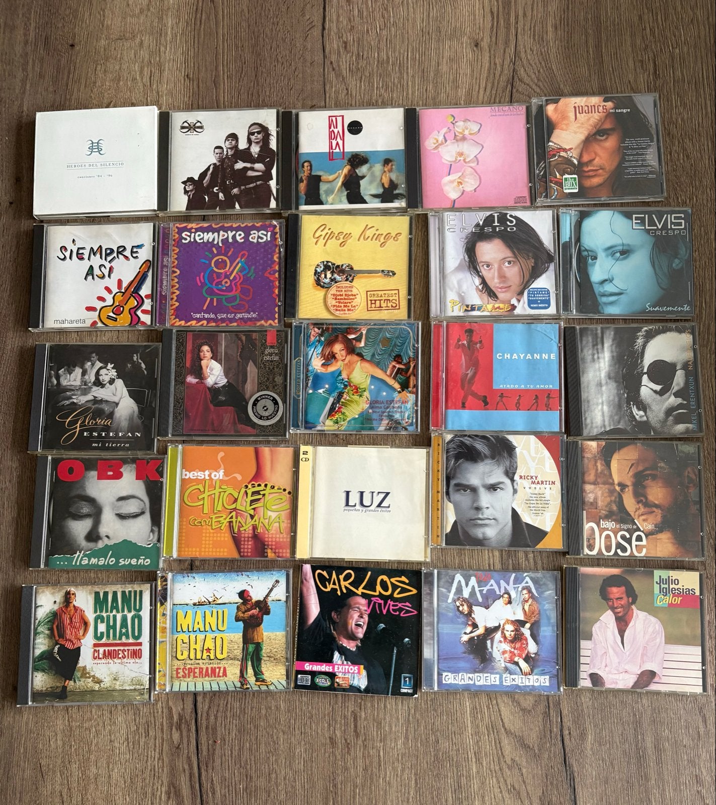 Partij ca. 50 Spaanstalige, Latijns-Amerikaanse, etc CD's, Gebruikt, Pop, Ophalen of Verzenden, Inclusief doosje