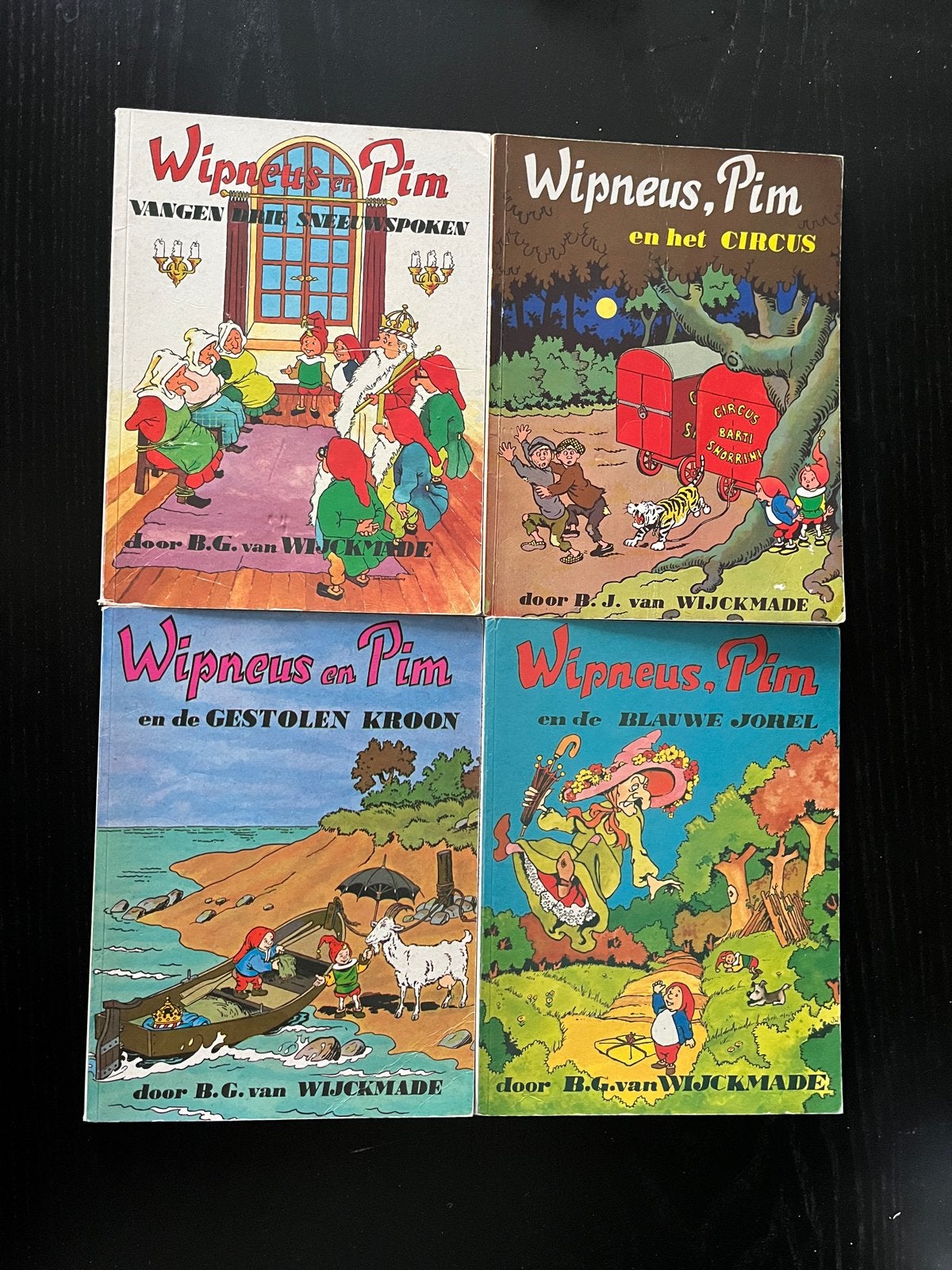 Wipneus en Pim Boekenreeks - 4 vintage kinderboeken, Boeken, Ophalen of Verzenden, Gelezen, Fictie algemeen