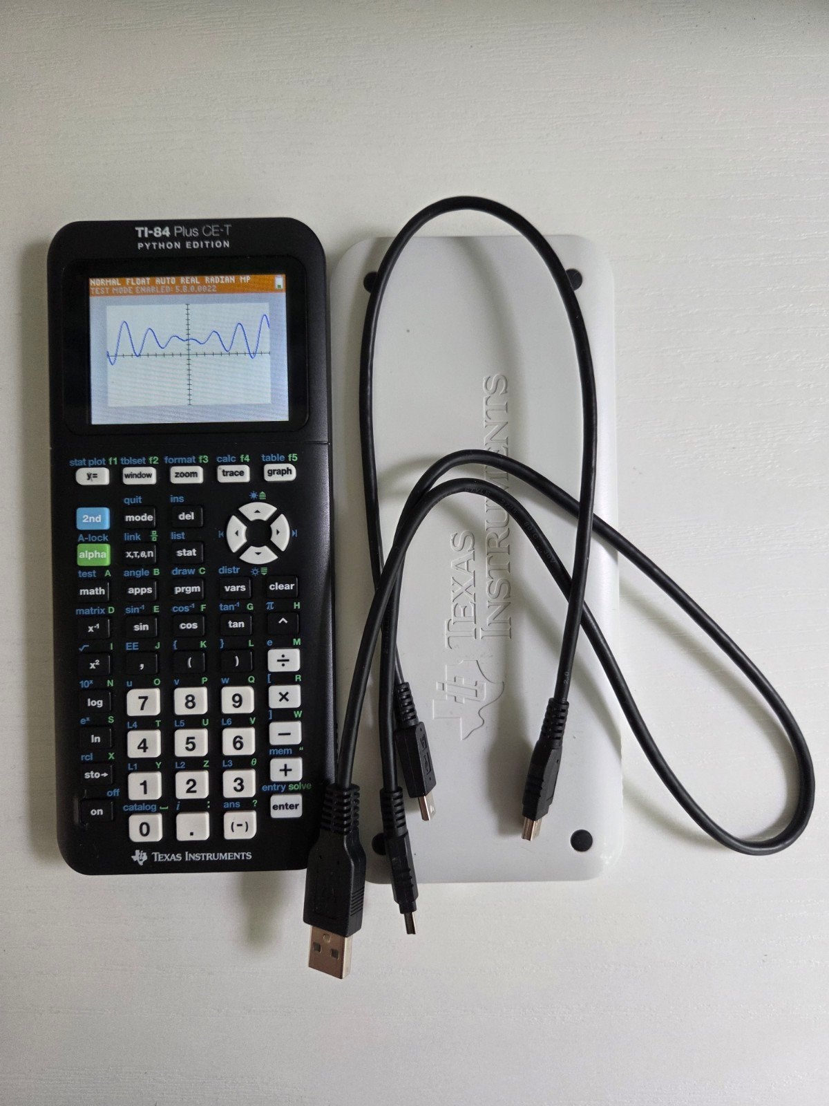 Texas Instruments TI-84 Plus CE-T Python, Ophalen of Verzenden, Grafische rekenmachine, Gebruikt