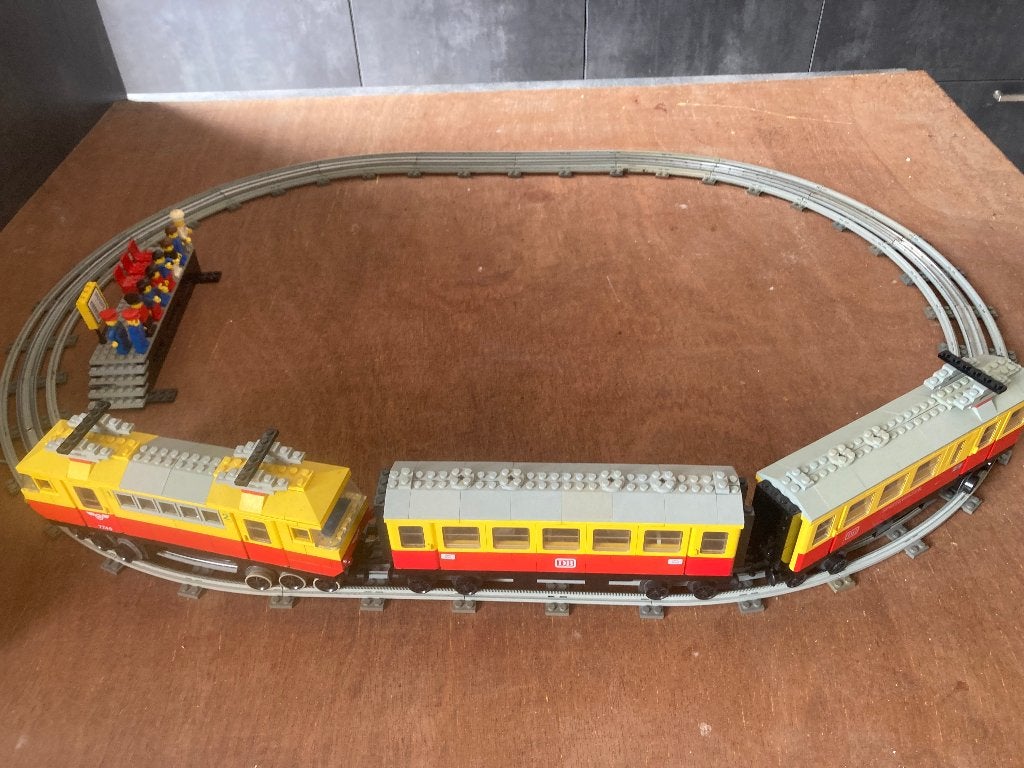lego trein 7740 12 v, Ophalen, Gebruikt, Lego