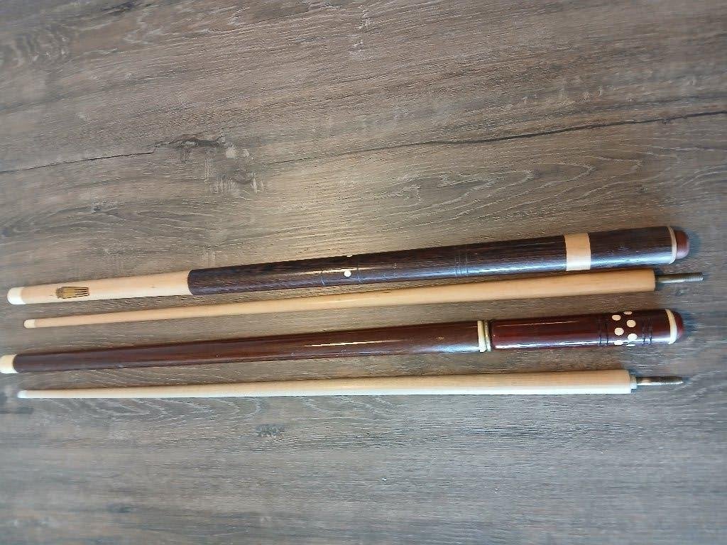 2 Vintage Biljartkeu's, waarvan 1 Everest, 530g en 520g, Sport en Fitness, Biljarten en Poolen, Ophalen of Verzenden, Gebruikt