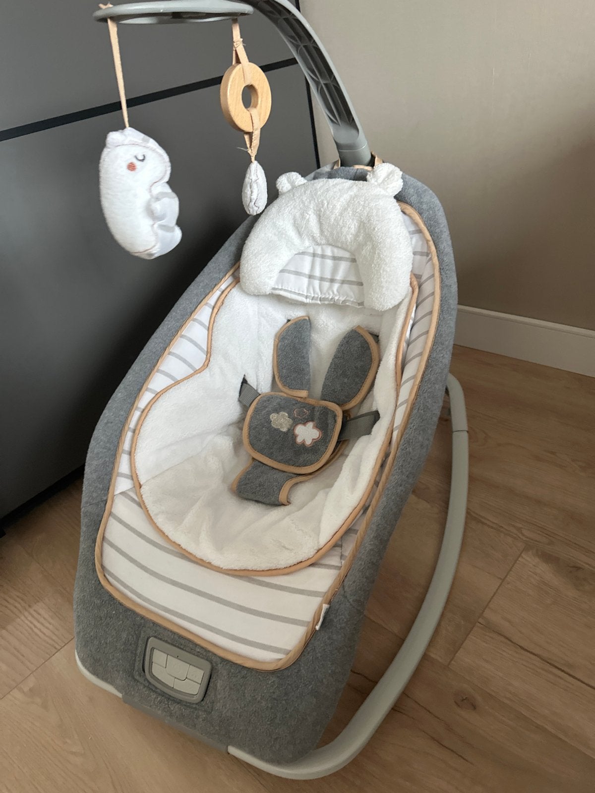 Ingenuity Baby Schommelstoel / wipper Bella Teddy, Ophalen, Zo goed als nieuw