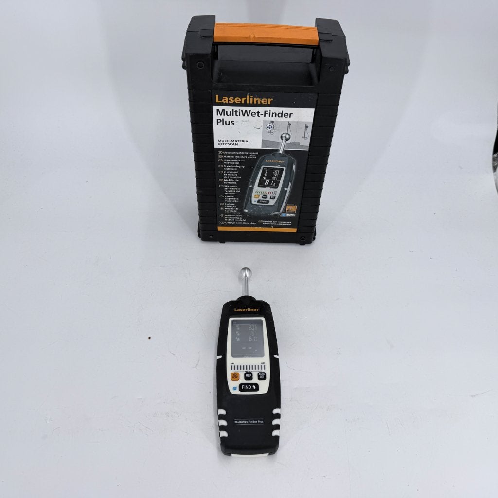 Laserliner MultiWet-Finder Plus Materiaalvochtmeter Temperat, Laserliner, Zo goed als nieuw, Support@laserliner.com, Laserliner GmbH, Gewerbepark 7, 
29221 Celle
Germany