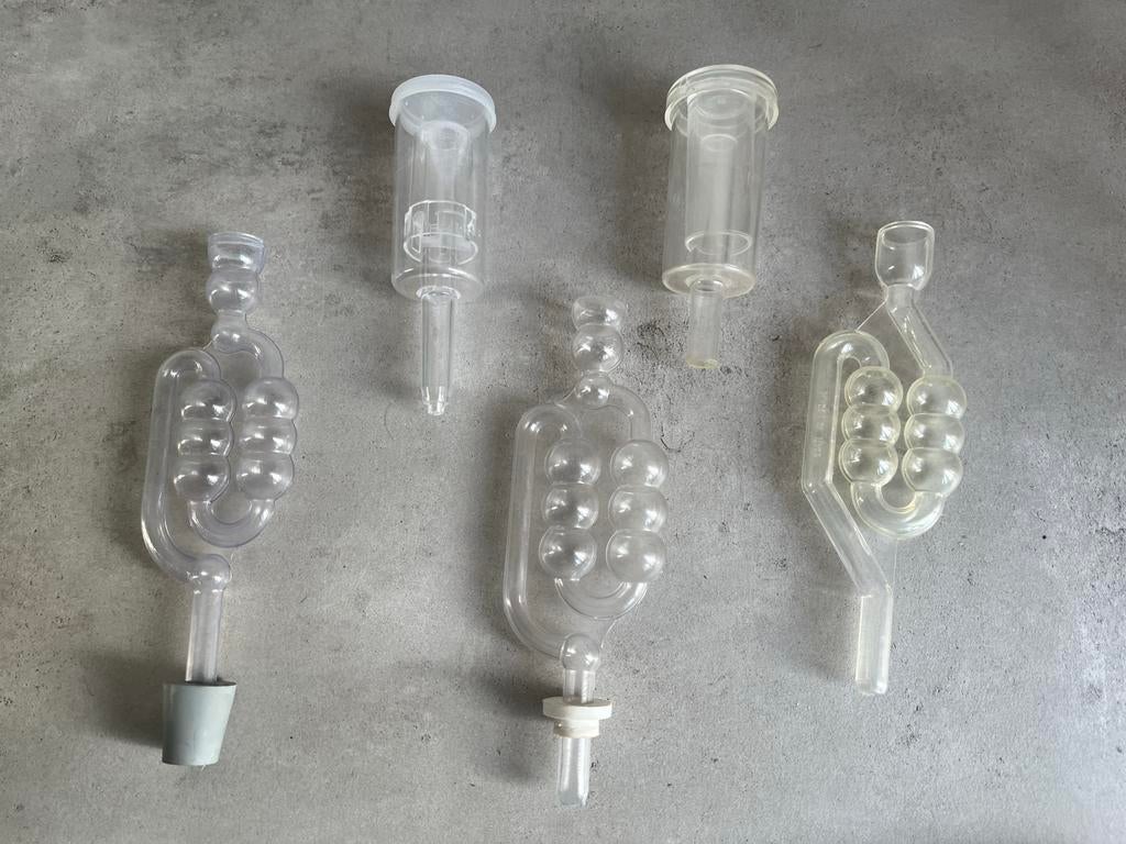 Watersloten voor fermentatie (diverse types), Ophalen, Gebruikt