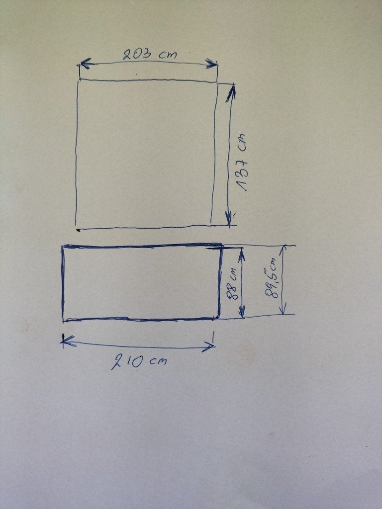 Buffetkast, Ophalen, Gebruikt, 25 tot 50 cm, 200 cm of meer