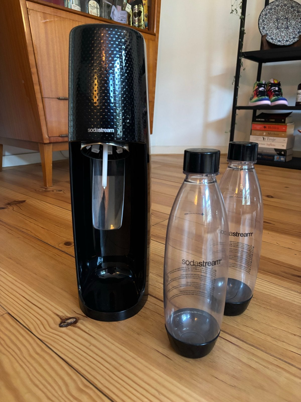 Sodastream met 2 flessen, Ophalen, Gebruikt