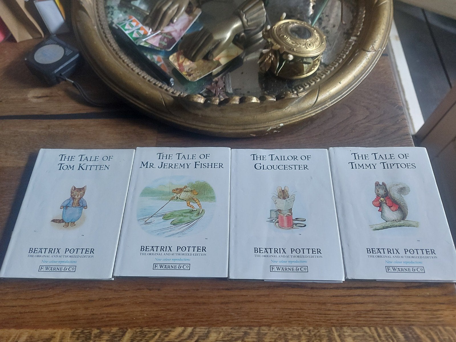 4 mooie Engelse Vintage Beatrix Potter boekjes, Ophalen of Verzenden