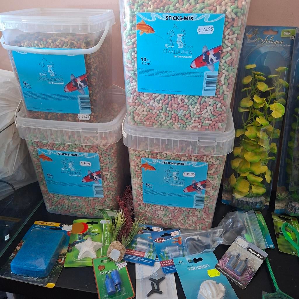 Partij nieuwe aquarium spullen, Diversen, Rommelmarktspullen, Ophalen, Nieuw