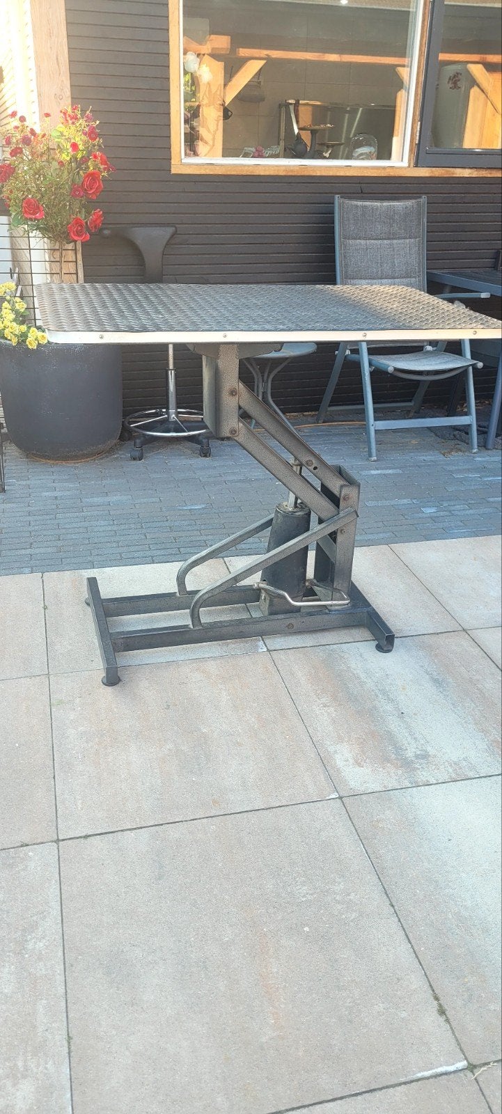 Hydrolische trimtafel 60 x 106, Ophalen