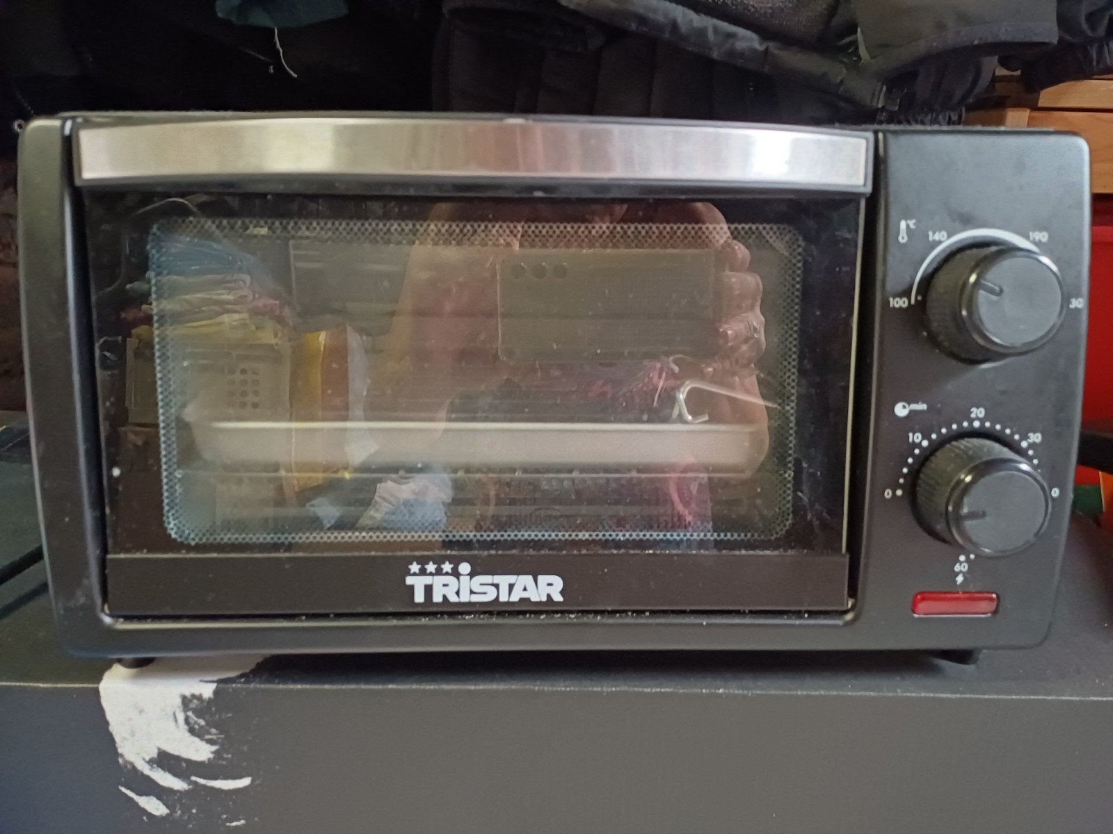 mini oven, Ophalen