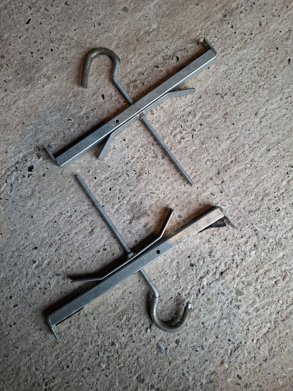 2 dakdragerklemmen ladder, Ophalen, Gebruikt, Ladder, Minder dan 2 meter