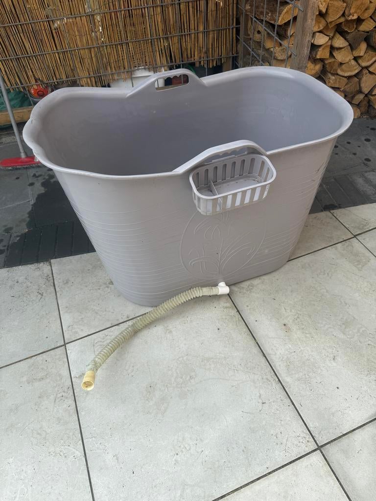 Bad voor ijsbaden gebruikt - Grijs, met afvoerslang, Gebruikt, Minder dan 80 cm, Overige typen, Ophalen of Verzenden