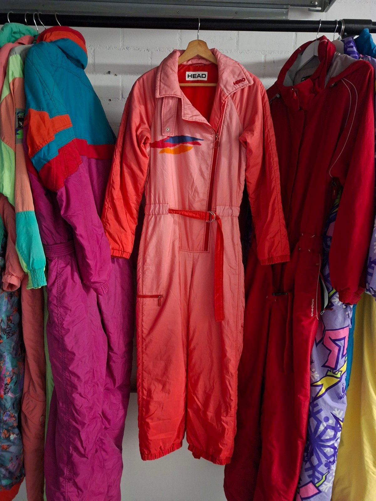 vintage skipak 36 retro fout après-ski carnaval klunen, Ophalen of Verzenden, Zo goed als nieuw, Kleding, Overige merken