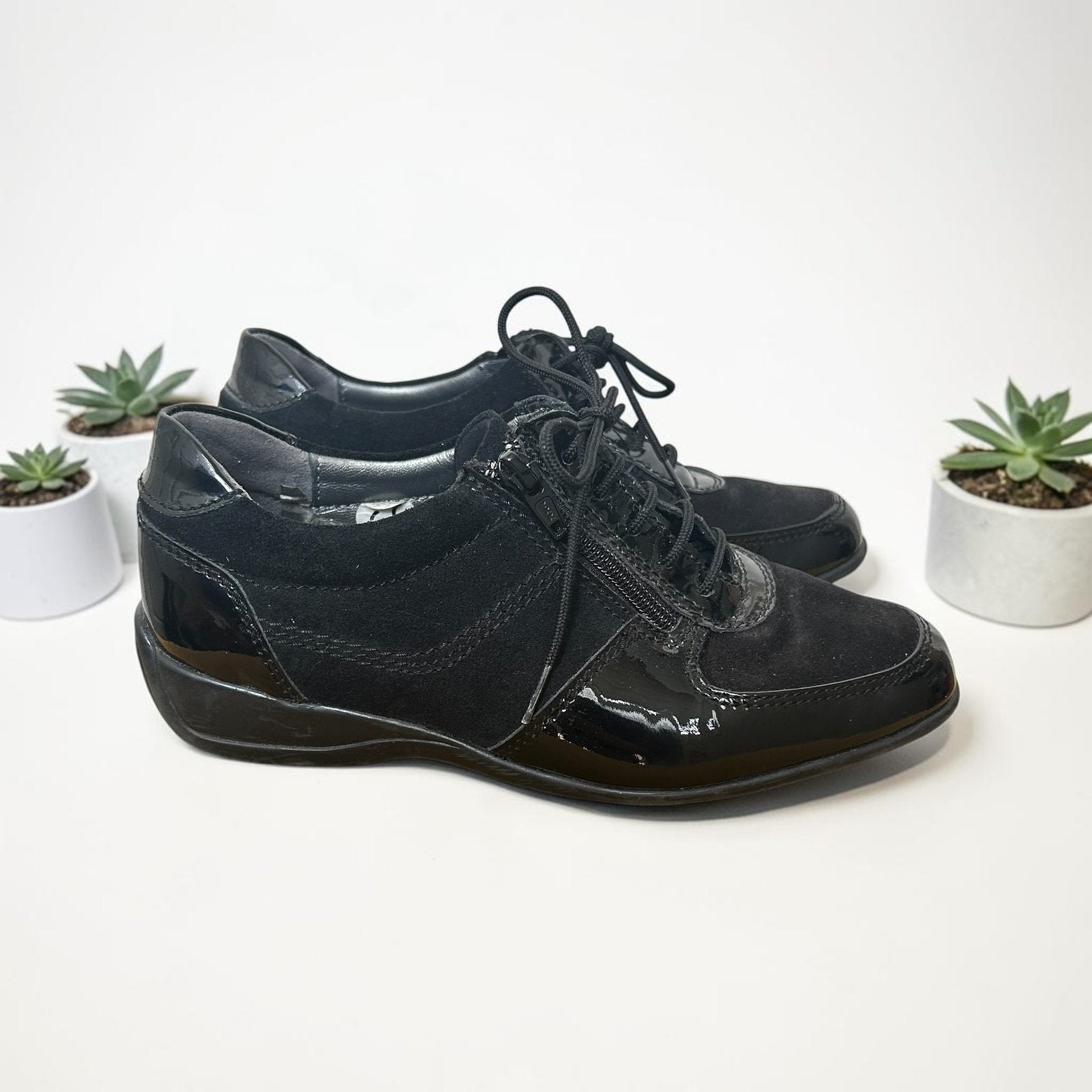 Xsensible Schoenen Maat 36 Zwart Suède Lakleer Sneakers, Verzenden, Zwart, X, Sneakers of Gympen