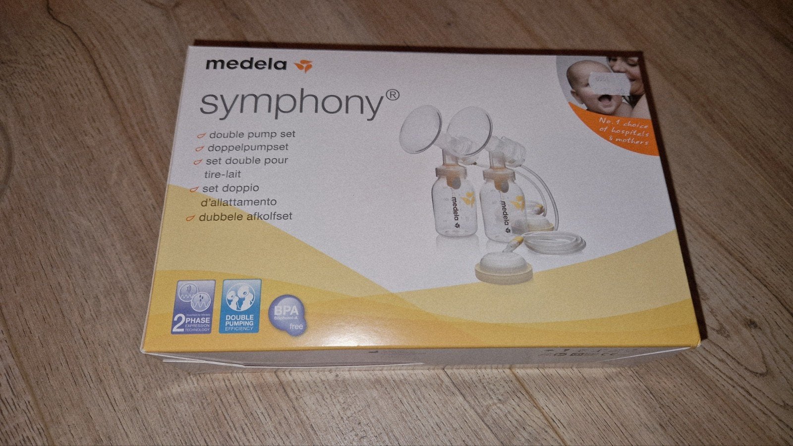 Medela Symphony dubbele afkolfset (zonder kolf), Ophalen of Verzenden