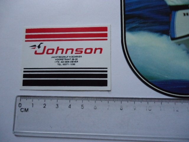 sticker oud OUTBOARD MOTOR Johnson Honda marine yamaha 10, Ophalen of Verzenden, Zo goed als nieuw, Bedrijf of Vereniging