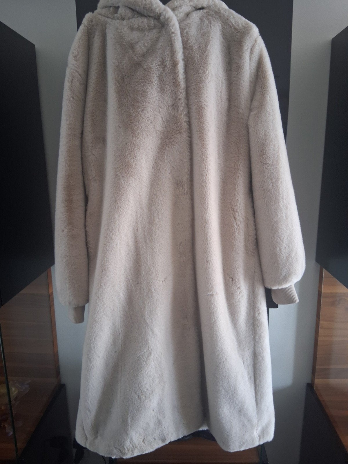MSCW Lange jas - Zo goed als nieuw, Kleding | Dames, Beige, Maat 46/48 (XL) of groter, Zo goed als nieuw, MSCW