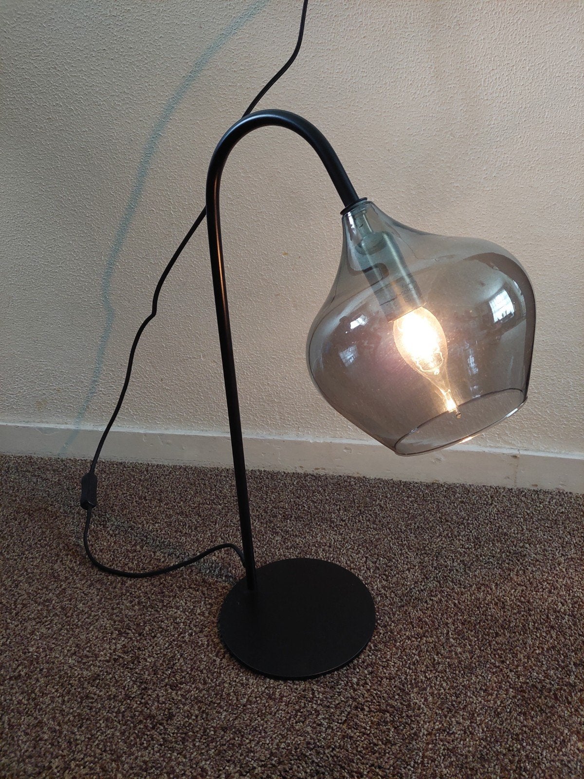 Lamp 5 euro, Ophalen of Verzenden, Zo goed als nieuw, Glas