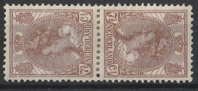 Nederland 1924 Keerdruk Nvph 61B MH, Ophalen of Verzenden, T/m 1940, Postfris